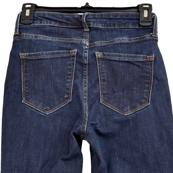 Old Navy SZ 2P Rockstar Super Skinny Jeans High-Rise Stretch Zip-Fly Dark Wash - Picture 5 of 9